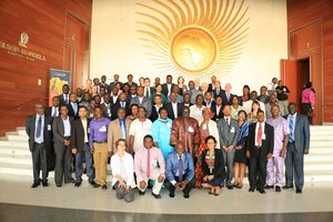 Attending the African Union Commission Meeting