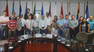 Signing the MOU agreement in Costa Rica, May 2016.