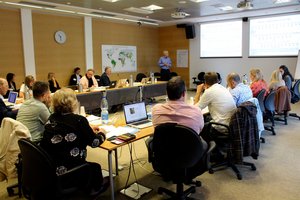 EAT, Stockholm Reslience Centre 2-day writeshop held October 2015 at Bioversity International HQ - Healthy People, Healthy Planet. Credit: Bioversity International/L. Hook