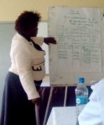 Joyce during the training. Credit: SINGI