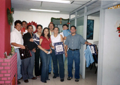 Celebración con los amigos