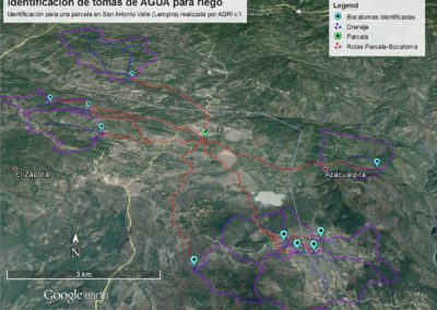 Resultados de AGRI en Google Earth