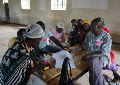 Participants plan their story