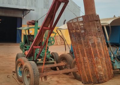 Harvesting machine in Brazil