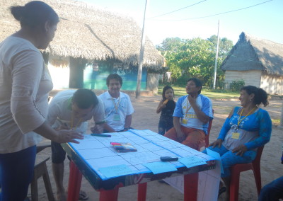 Naranjal community, Land use focus group