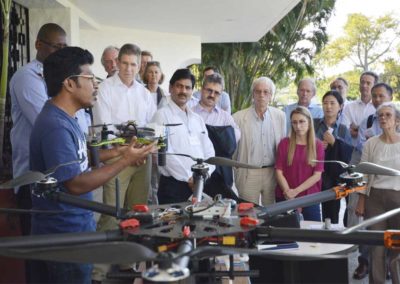 Presentación del dron al CGIAR System Council