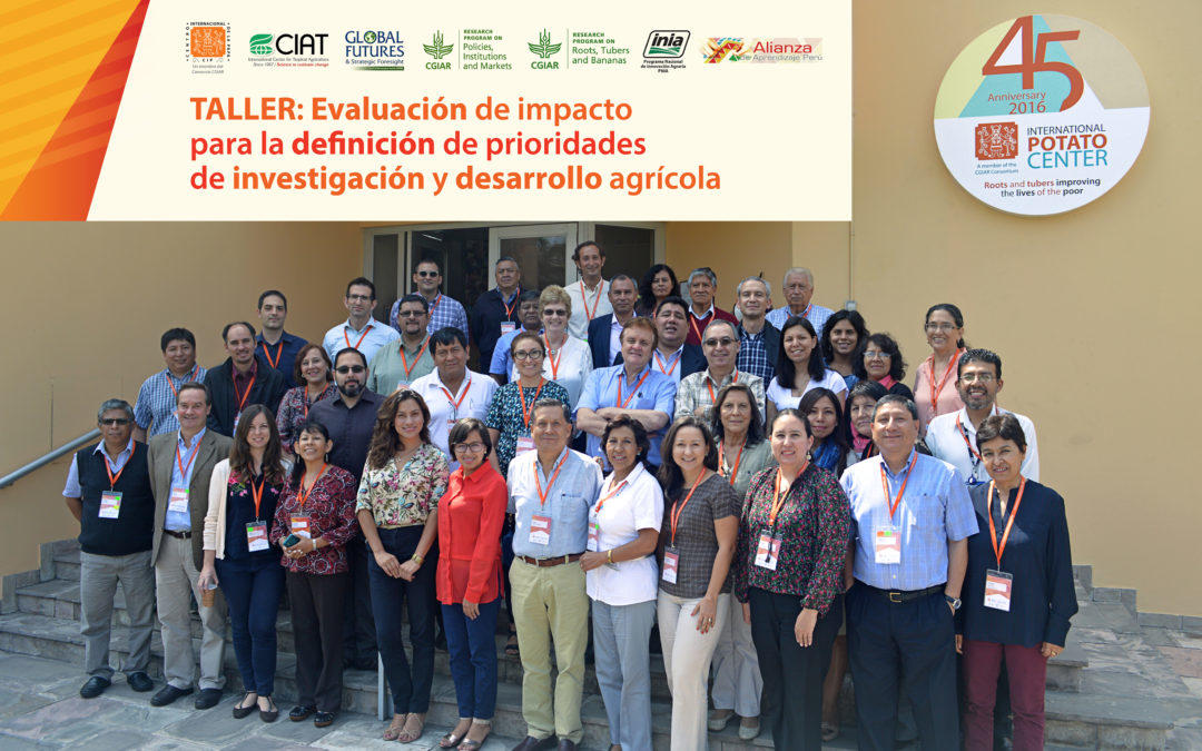 Una inmersión en la evaluación de impacto para definir prioridades de investigación agrícola