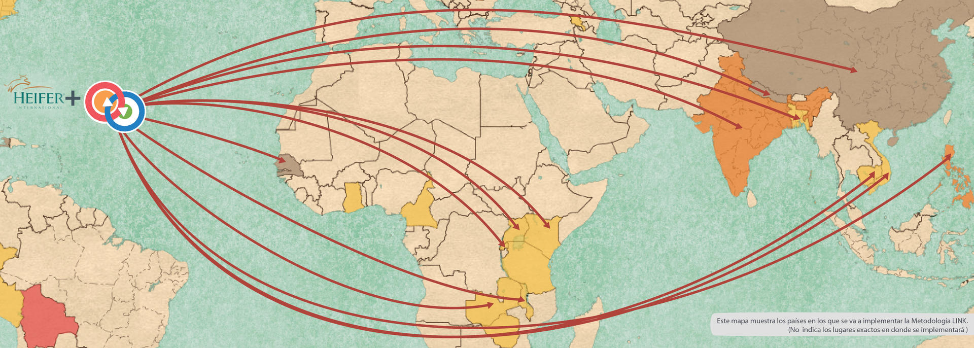 La expansión de LINK en los zapatos de Heifer llega a Asia y África